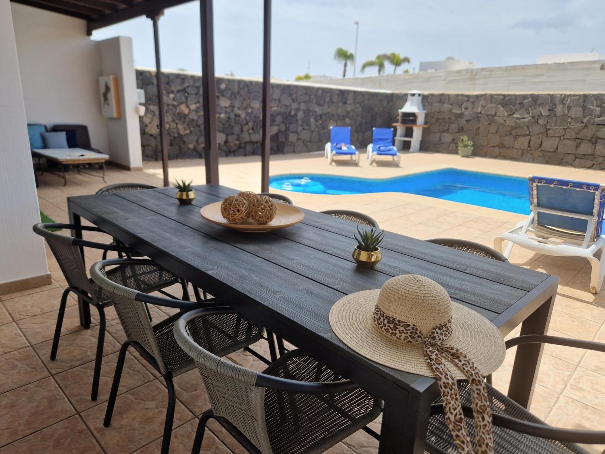 Villablanca Mar Heated Private Pool In A Charming Retreat Of Serenity Playa Blanca  Exterior photo